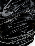 GOUD x FUNKY DISCO BLACK CHAIN CORSET