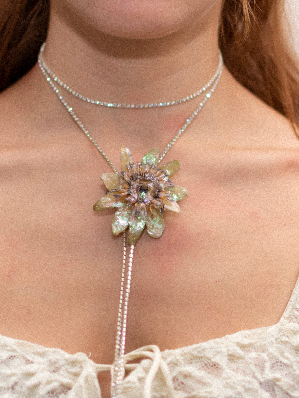 Passiflora necklace