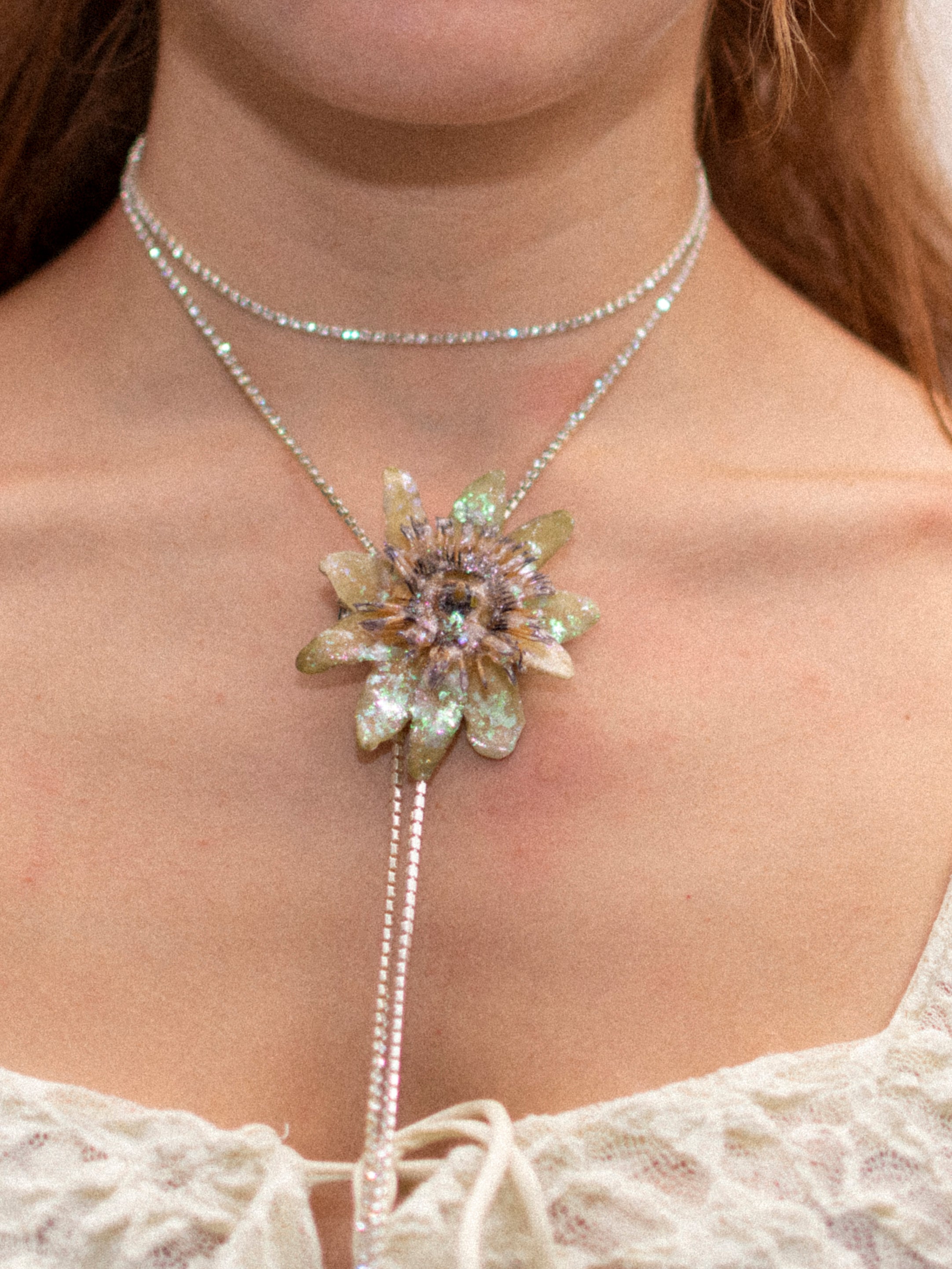 Passiflora necklace